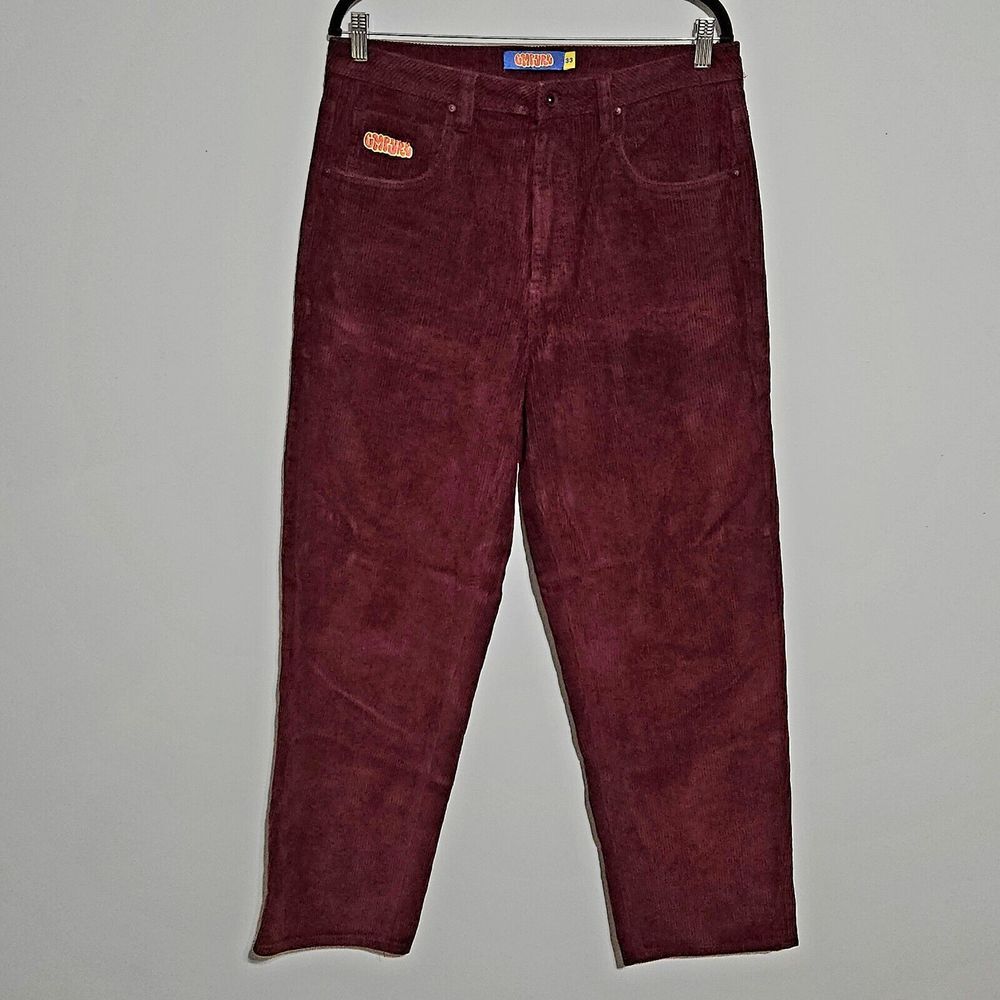 Men's Burgundy Pants